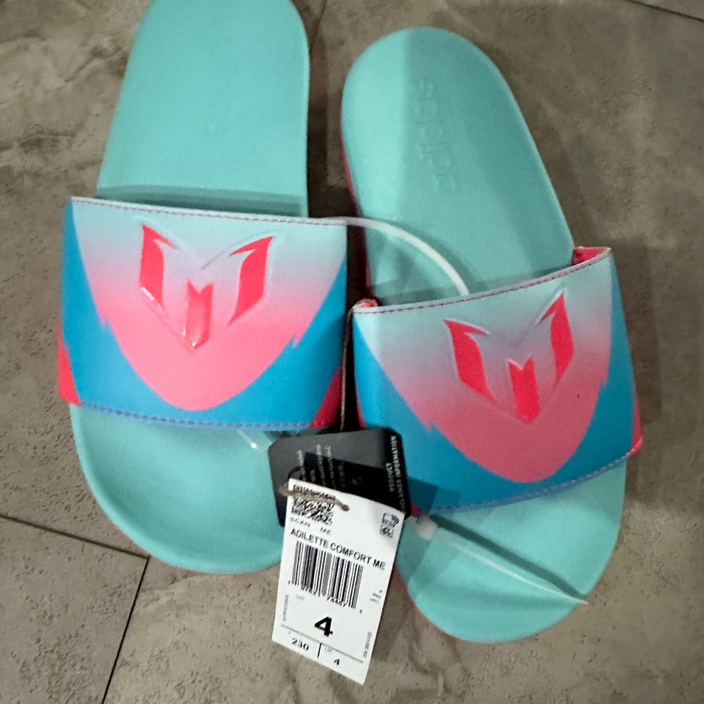 adidas Kids Sandals in Pink and Blue